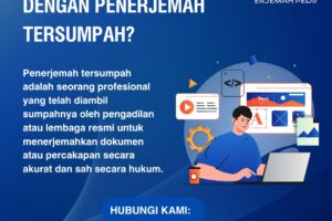 Apa yang dimaksud dengan penerjemah tersumpah?