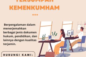 Penerjemah tersumpah Kemenkumham