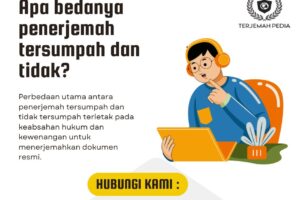 Apa bedanya penerjemah tersumpah dan tidak?
