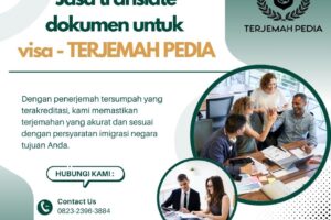 Jasa translate dokumen untuk visa – TERJEMAH PEDIA