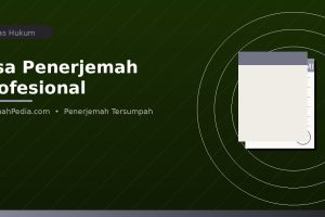 Jasa Terjemah Tersumpah TerjemahPedia – Penerjemah Resmi Bersertifikat